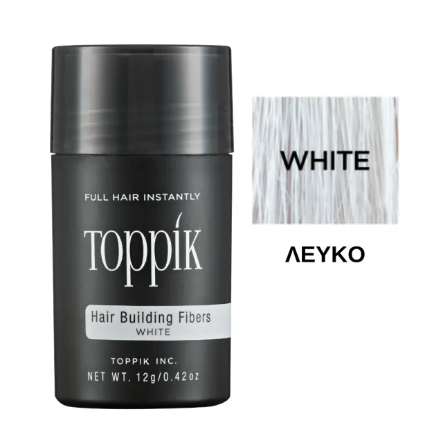 Toppik Hair Building Fibers White 12gr 2