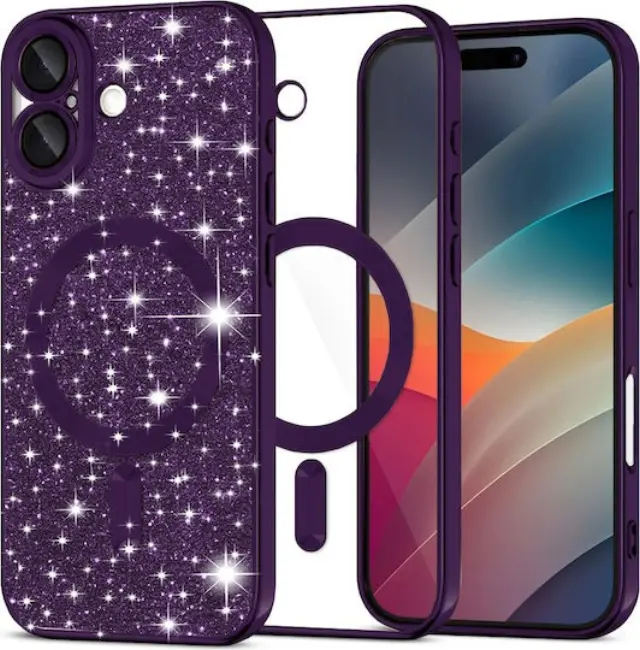 Techsuit® Luxury Back Cover για iPhone 17-Μωβ