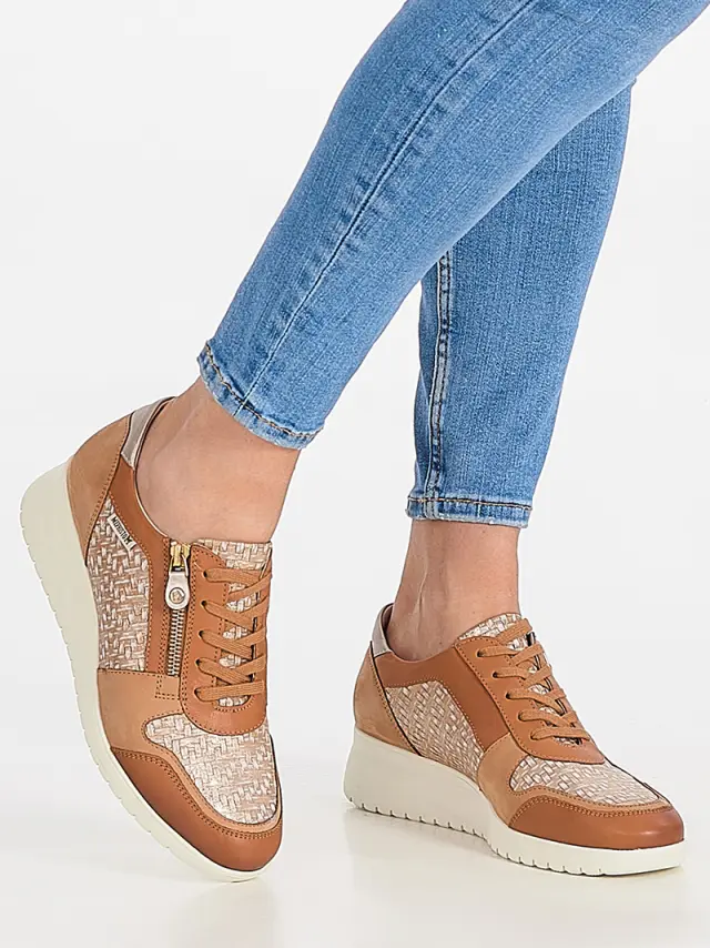 Mephisto Sneakers Γυναικείο δέρμα Καφέ MEP/IASMINA BRANDY 2