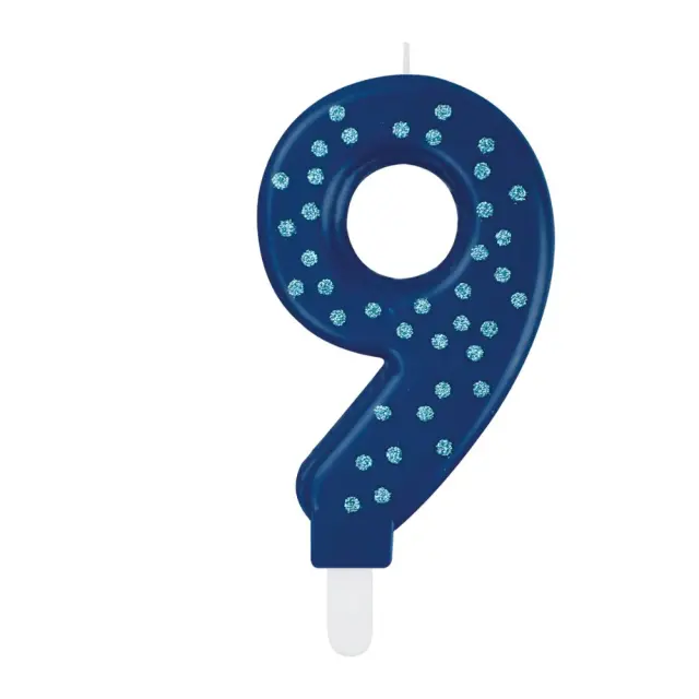 LEGAMI MAXI CANDLE - NUMBER 6 - BLUE