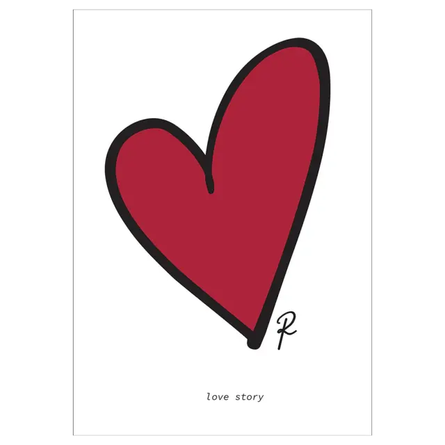 Τετράδιο Ριγέ “Love Story” – Ρενέ