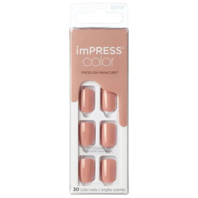 KISS Impress Color Press-On Manicure | Απόχρωση Sandbox