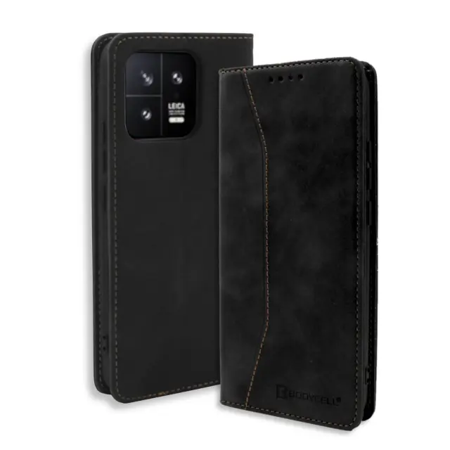 Bodycell Book Case Pu Leather Xiaomi 13 5G Black