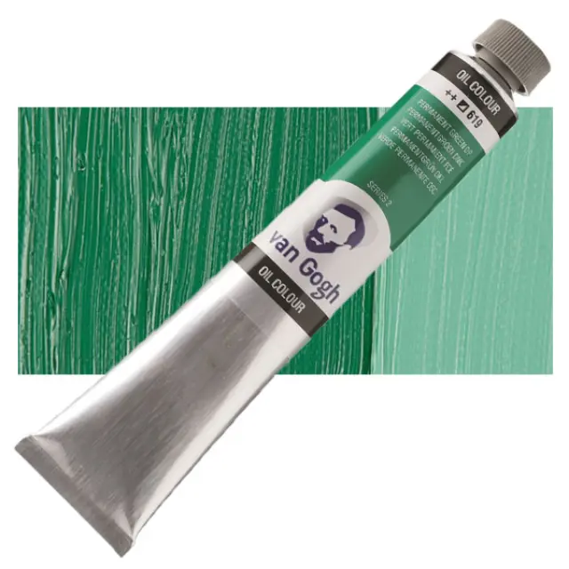 Λάδι Talens Van Gogh - 619 Permanent Green Deep - 60ml