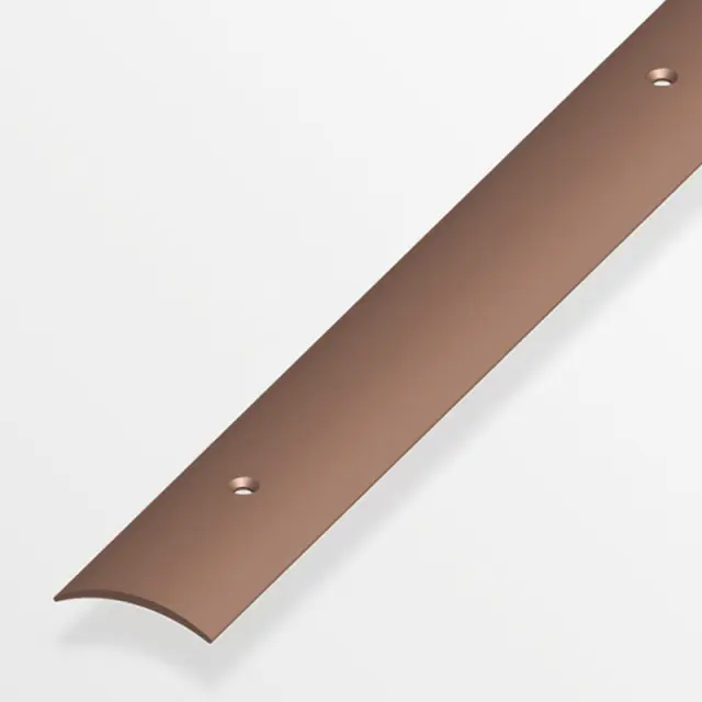 Προφίλ Ένωσης Δαπέδων Βιδωτό Καφέ PVC 30x5mm 1m