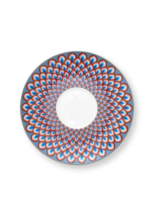 PIP STUDIO ΠΟΡΣΕΛΑΝΙΝΟ ΦΛΙΤΖΑΝΙ ΤΣΑΓΙΟΥ FLOWER FESTIVAL ΜΠΛΕ 280ml - One size 2
