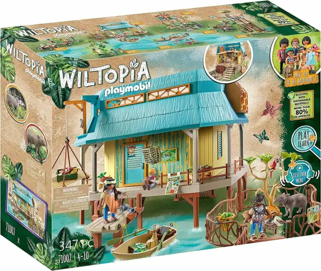 Playmobil Wiltopia: Σταθμός Περίλθαψης Άγριων Ζώων (71007)