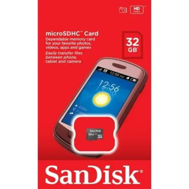 SanDisk 32GB SDSDQM-microSDHC Memory Card C4 UHS-I