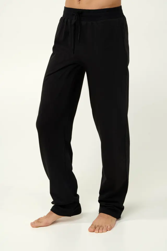 Ανδρικό Φούτερ Παντελόνι Μονόχρωμο Vamp 23715 BLACK - M
