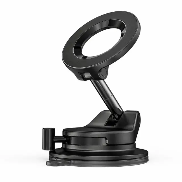 Lisen® A608 MagSafe Βάση Κινητού για το Ταμπλό/Τζάμι- Black.