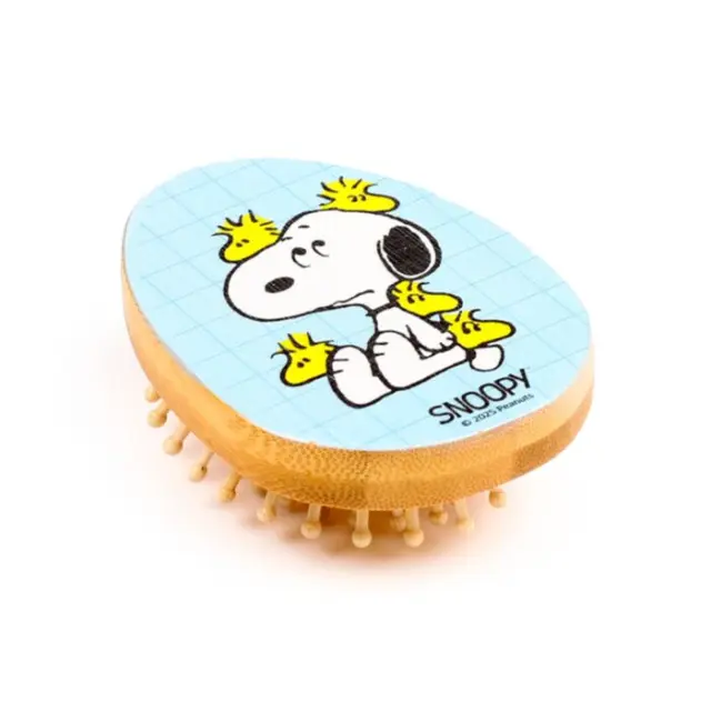 Puckator Βούρτσα Μαλλιών / Peanuts Bamboo Hair Brush: Snoopy & Woodstock 3