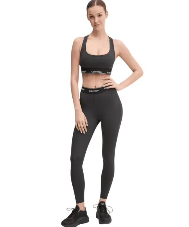 Calvin Klein - Γυναικείο Κολάν Ψηλόμεσο Cropped LVGWS5L609-UB1 Μαύρο 3