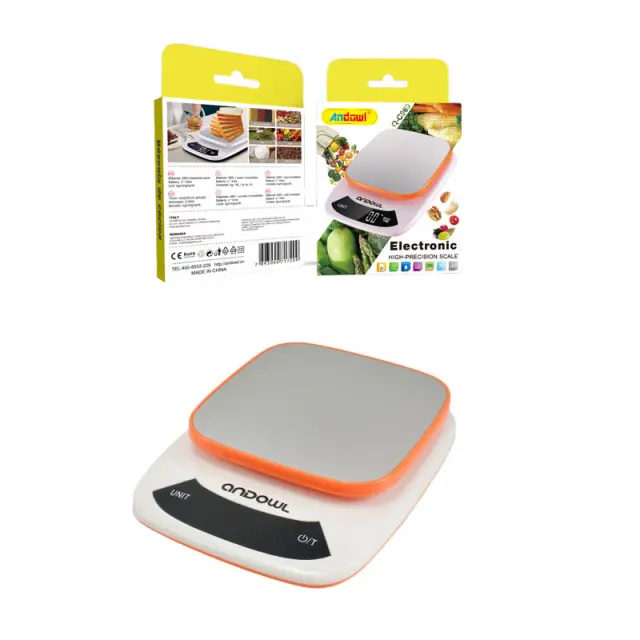 Andowl Ψηφιακή Ζυγαριά Κουζίνας 1gr/3kg Q-C960 - Electronic kitchen scale 075663