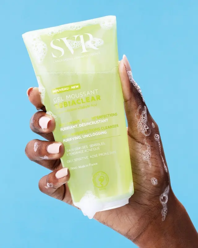 SVR Laboratoire Sebiaclear Gel Moussant Gel Καθαρισμού Προσώπου για το Λιπαρό Δέρμα με Τάση Ακμής 400ml 2