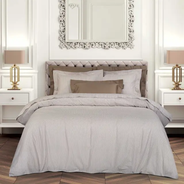 Σεντόνι Υπέρδιπλo 240x260 Greenwich Polo Club Loft 2389 Taupe 100% βαμβακερόΧωρίς Λάστιχο 2