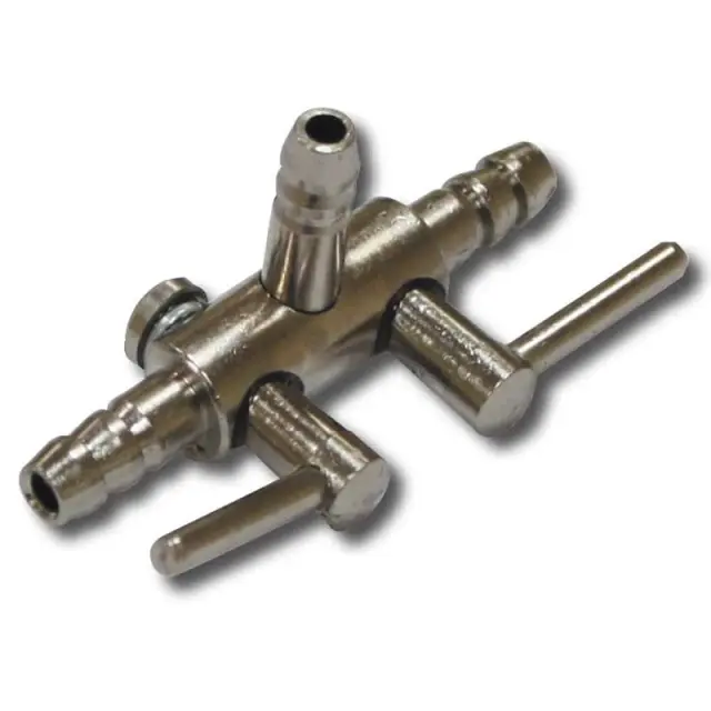 Amtra Μεταλλική Βαλβίδα Ροής Αέρα 2 Εξόδων 4/6mm