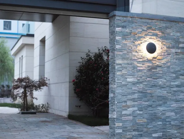 Ike Φωτιστικό Led τοίχου 8.6W 3000K IP54 ø21x7cm ανθρακί