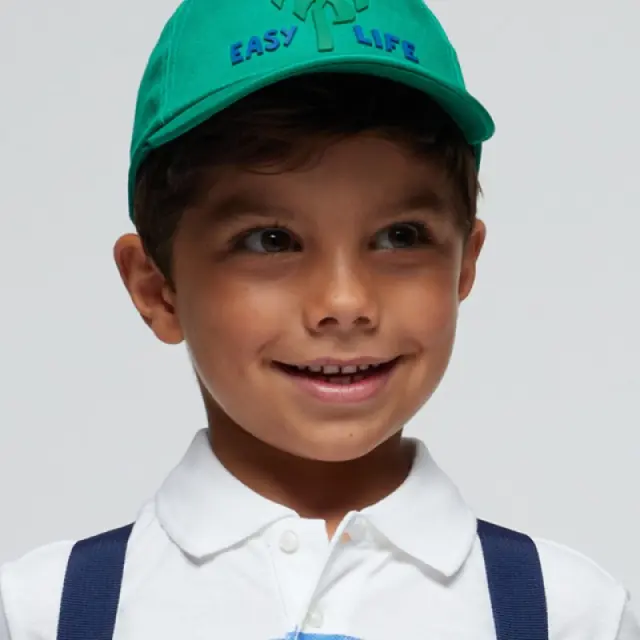 Mini 2 έως 10 ετών Καπέλο Better Cotton πράσινο - 52