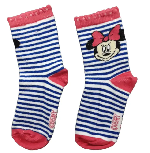 Παιδικές Κάλτσες Minnie Blue White Pink 7120104 - 23-26 2