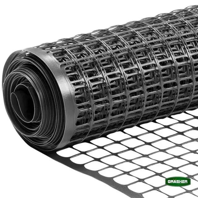 Grasher Πλέγμα μπαλκονιού πλαστικό 225 gr/m (Ρολό) 1,2x50m Γκρί / 101956
