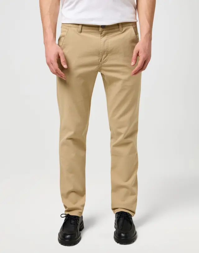 Wrangler Ανδρικό Chinos Παντελόνι 112371101 – Beige - 36W 34L