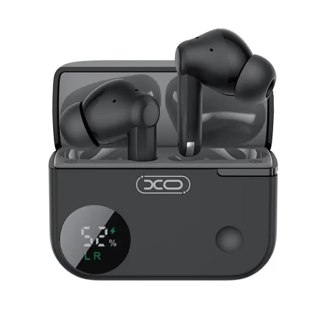 Bluetooth ακουστικά handsfree με τεχνολογία ακύρωσης θορύβου (Noise Cancelation), σε μαύρο χρώμα