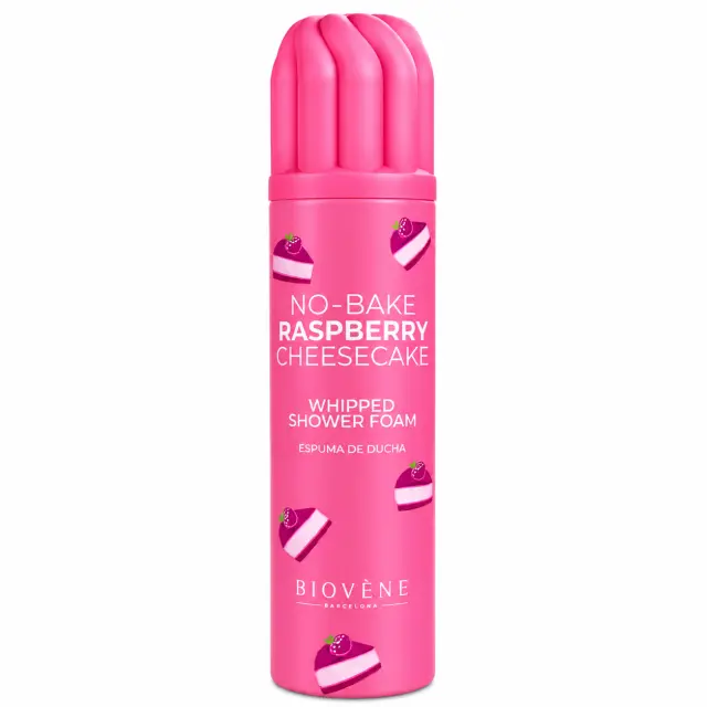 BIOVENE Whipped Foam Αφρόλουτρο No-Bake Raspberry Cheesecake 250ml