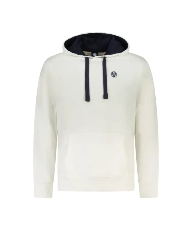 North Sails - Ανδρικό Φούτερ Regular Fit 993026-000-0105 Λευκό - S