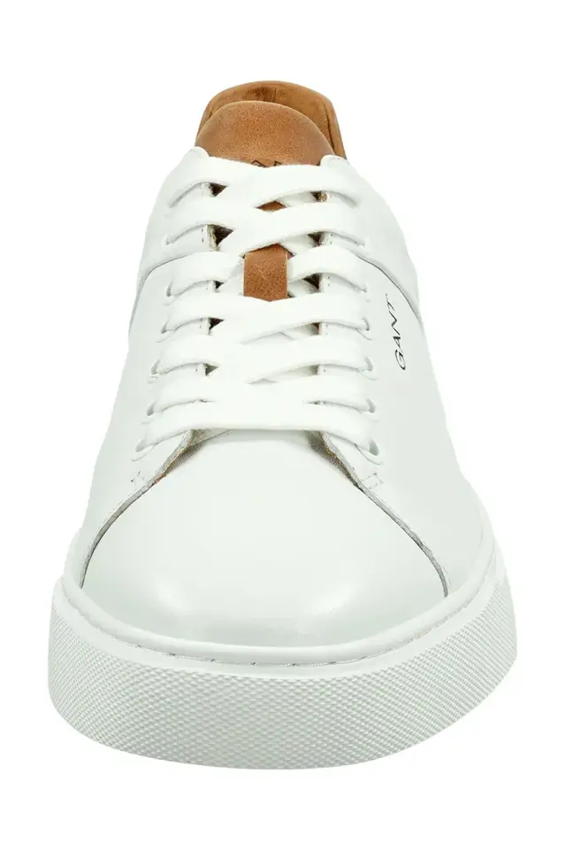 Ανδρικά Δερμάτινα Sneakers Gant Mc Julien 30631891 G28 Λευκό Ταμπά Άσπρο - 42 3