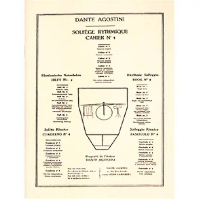 Dante Agostini - Solfege Rythmique No.4