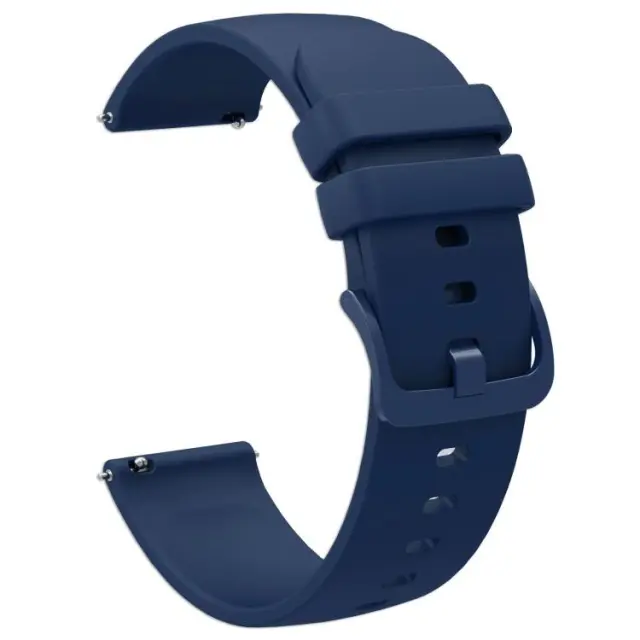Pure Colour Λουράκι για Smartwatch 22mm-Dark Blue OEM 2