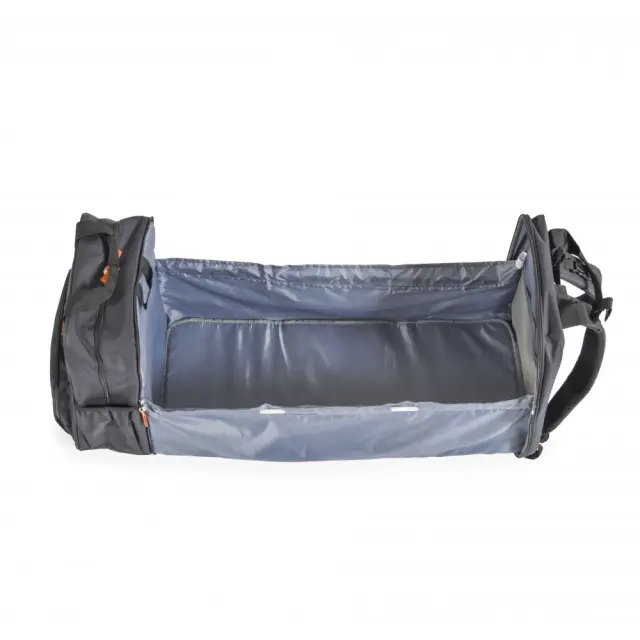 CANGAROO - 2 in 1 Diaper bag-cot Liana black - 3800146268732 2