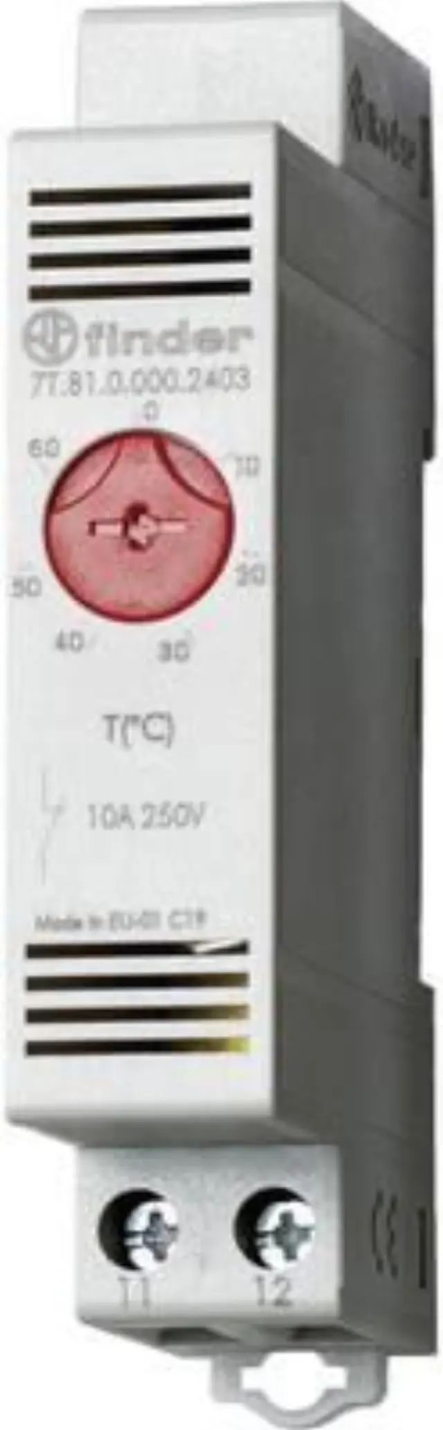 Thermostat 17.5 mm.heating control 1NC/0 ...+60Â°C (7T.81.0.000.2403)