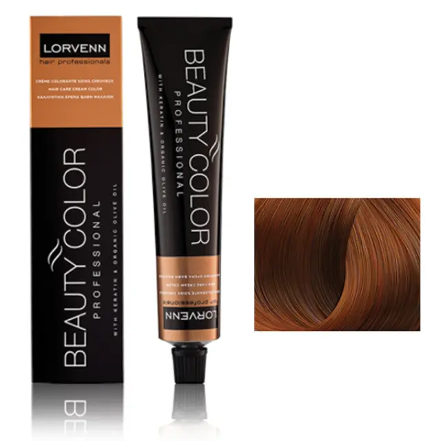 Lorvenn Beauty Color Professional 70ml 7.43-Ξανθό Χάλκινο Ντορέ