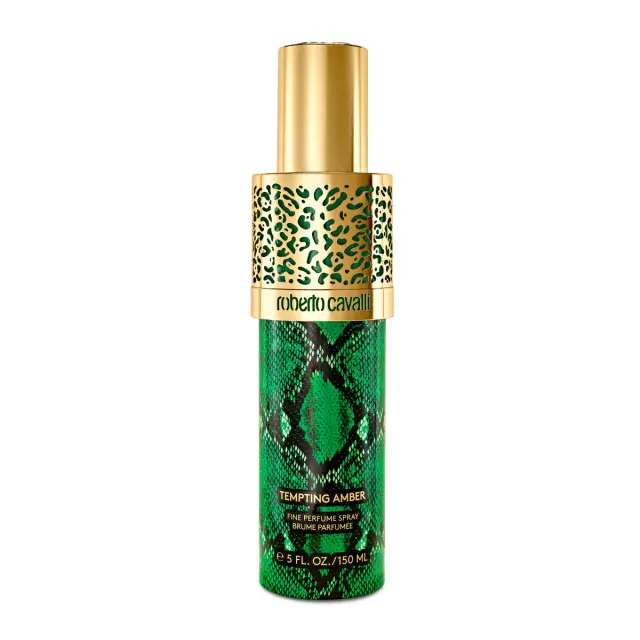 Roberto Cavalli Fine Perfume Spray Tempting Amber Αρωματικό Σπρέι Σώματος 150ml