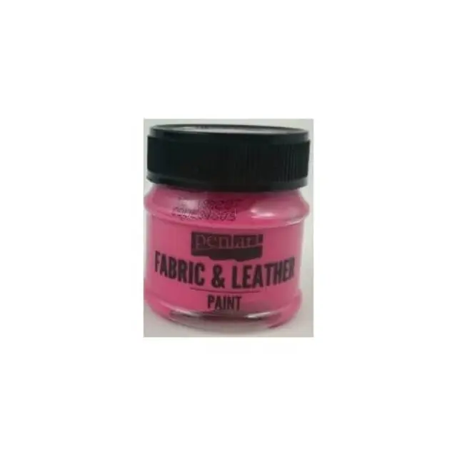 Fabric and leather paint 50 ml, Pentart -Χρώμα για ύφασμα και δέρμα, Magenta