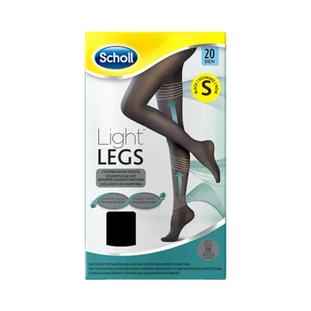 Scholl Light Legs 20 Den Size S Black 3