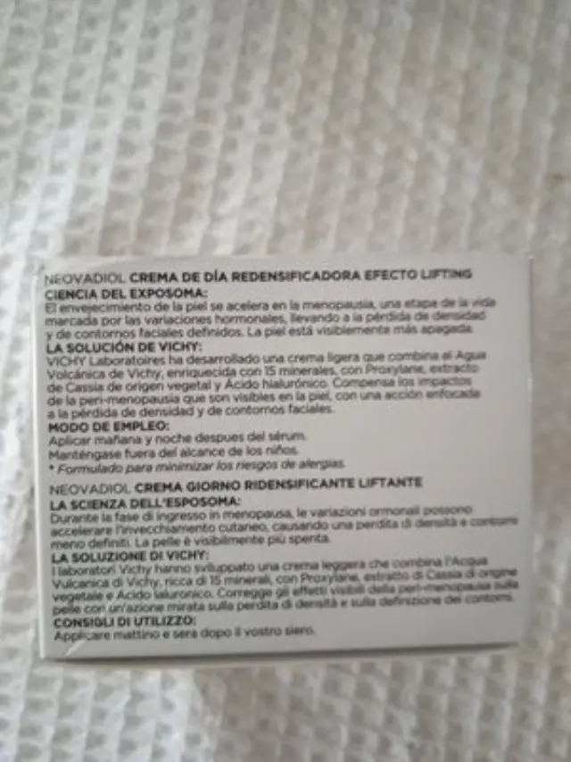 Vichy Neovadiol Redensifying Lifting Day Cream Αντιγηραντική Κρέμα Ημέρας για τις Ανάγκες της Ξηρής Επιδερμίδας στην Εμμηνόπαυση, 50ml 2