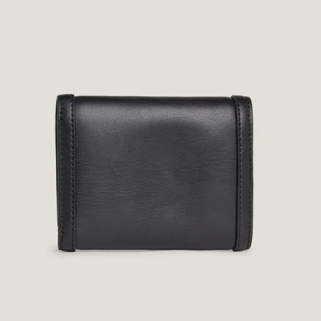 Tommy Hilfiger - Γυναικείο Πορτοφόλι City Med Flap Wallet AW0AW15746-BDS Μαύρο 2