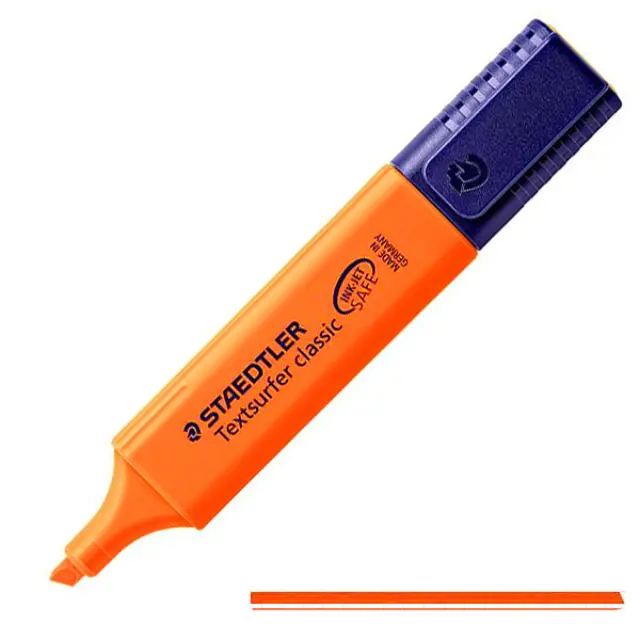Staedtler Μαρκαδόρος Υπογράμμισης - Orange Fluo