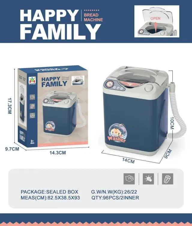 Παιδική συσκευή - Πλυντήριο ρούχων - 820b33-6 - 496004 2