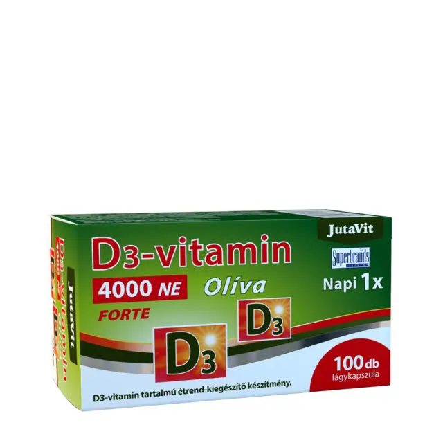 JutaVit Vitamin D3 4000 IU Olive Forte