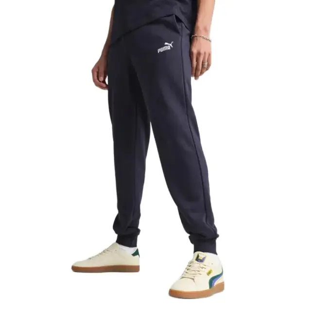 Puma Ess Logo Sweatpants Open Pant TR (682612-16) - Μπλέ