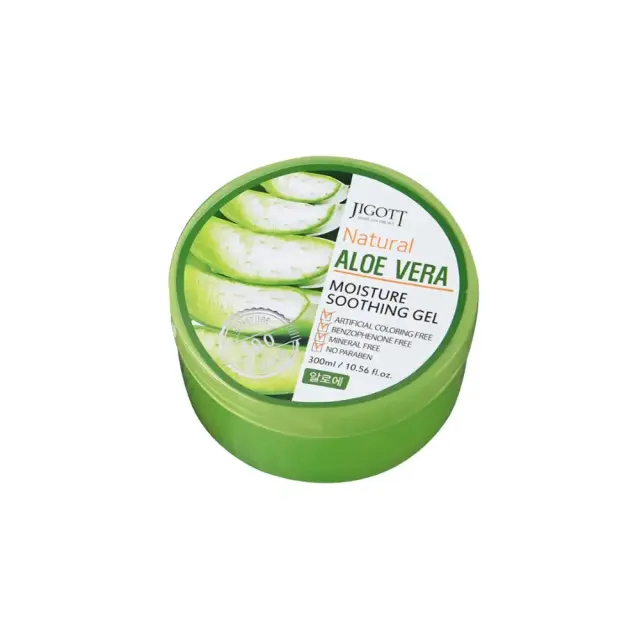 Jigott Universal Aloe Vera Moisture Soothing Gel Ενυδάτωση με Αλόη Βέρα, 300 ml