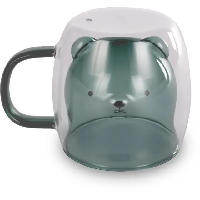 Σετ Ποτήρια VASO Lamart LT9127 Γυάλινα με Διπλό Τοίχωμα 250ml Πράσινα 2 Τεμ 2