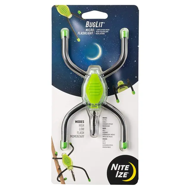Φακός NITE IZE BUGLIT MICRO FLASHLIGHT Πράσινο/Μαύρο