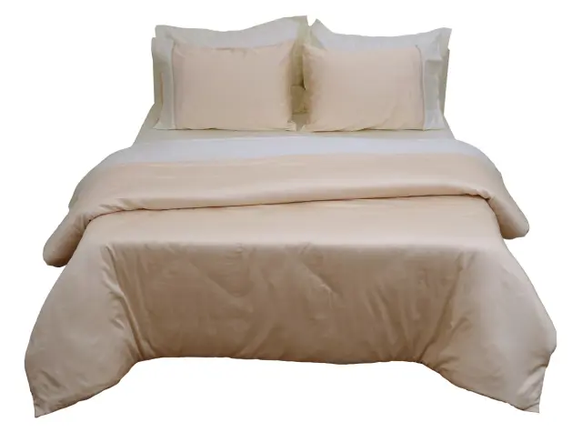 Κουβερλί 220Χ240 Υπέρδιπλο 2 Όψεων Luxury Bicolour Anna Riska Beige-Ivory
