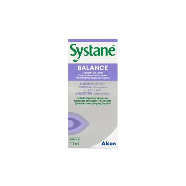 Alcon Systane Balance Οφθαλμικές Σταγόνες για την Ξηροφθαλμία 10 ml