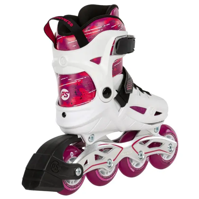 POWERSLIDE Phuzion Universe 4W Αυξομειούμενα Πατίνια - Ροζ Λευκό-Ροζ - 37-40 3
