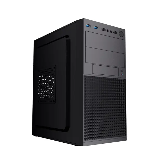Gembird Mini-tower computer case Fornax K300, Micro-ATX, 2x USB 3.0 2x USB 2.0, black